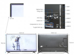 Smart TV LED LG 55UF850T -1