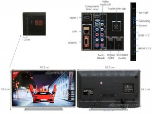 Smart TV LED Toshiba 40L5450