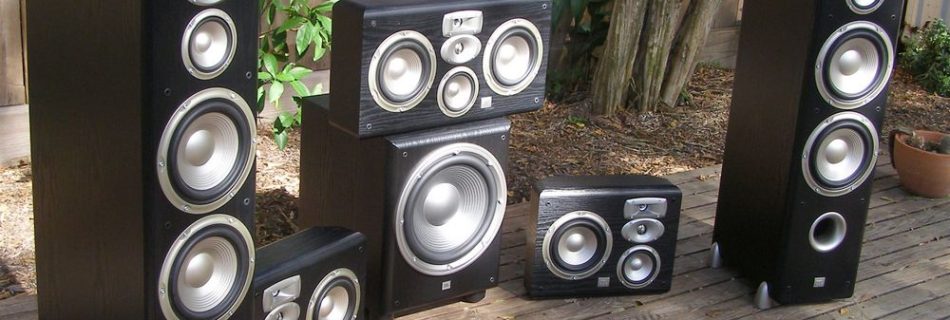 Loa JBL LC2 black trong bo dan