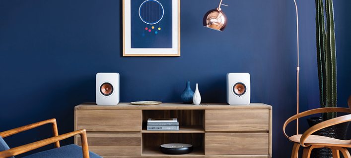Loa Kef Ls50 phong cach
