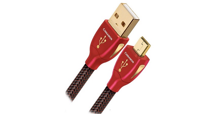 day tin hieu USB AudioQuest Cinnamon dep