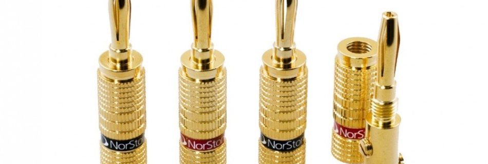 NorStone banana plug Gold bo