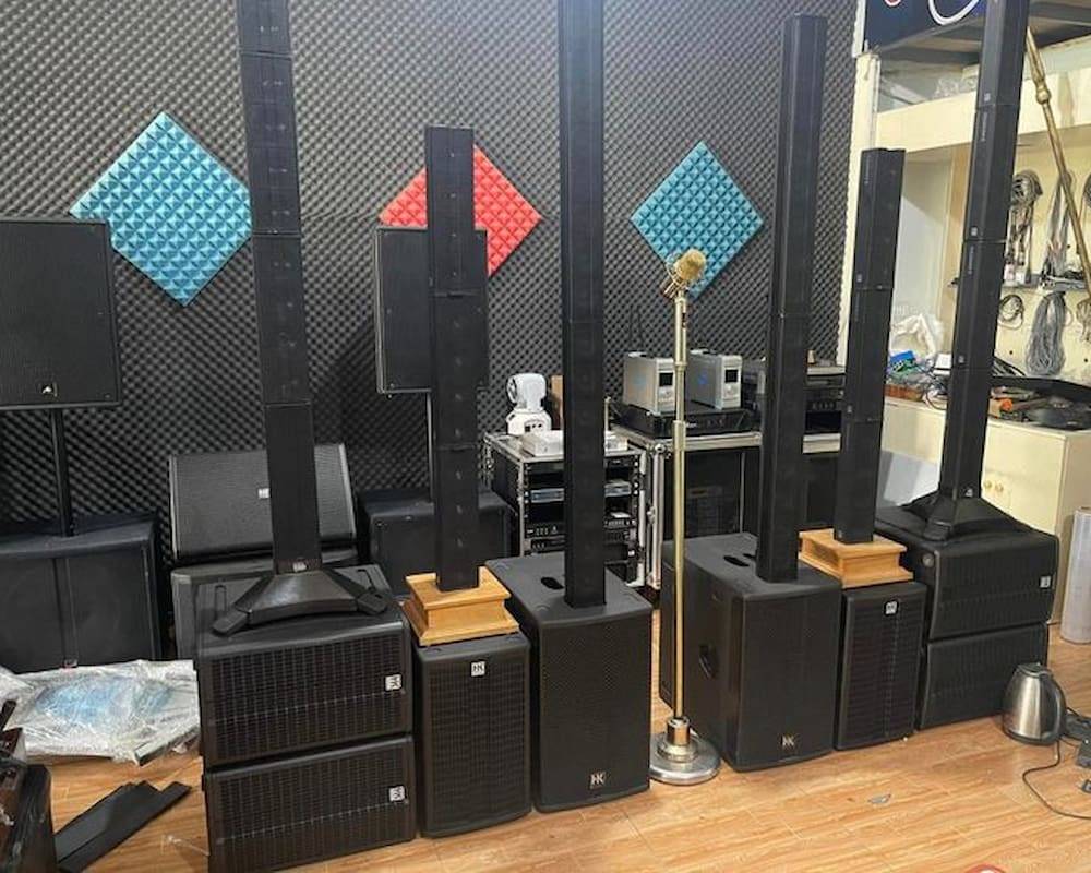 Hệ thống loa cột karaoke PA Audio