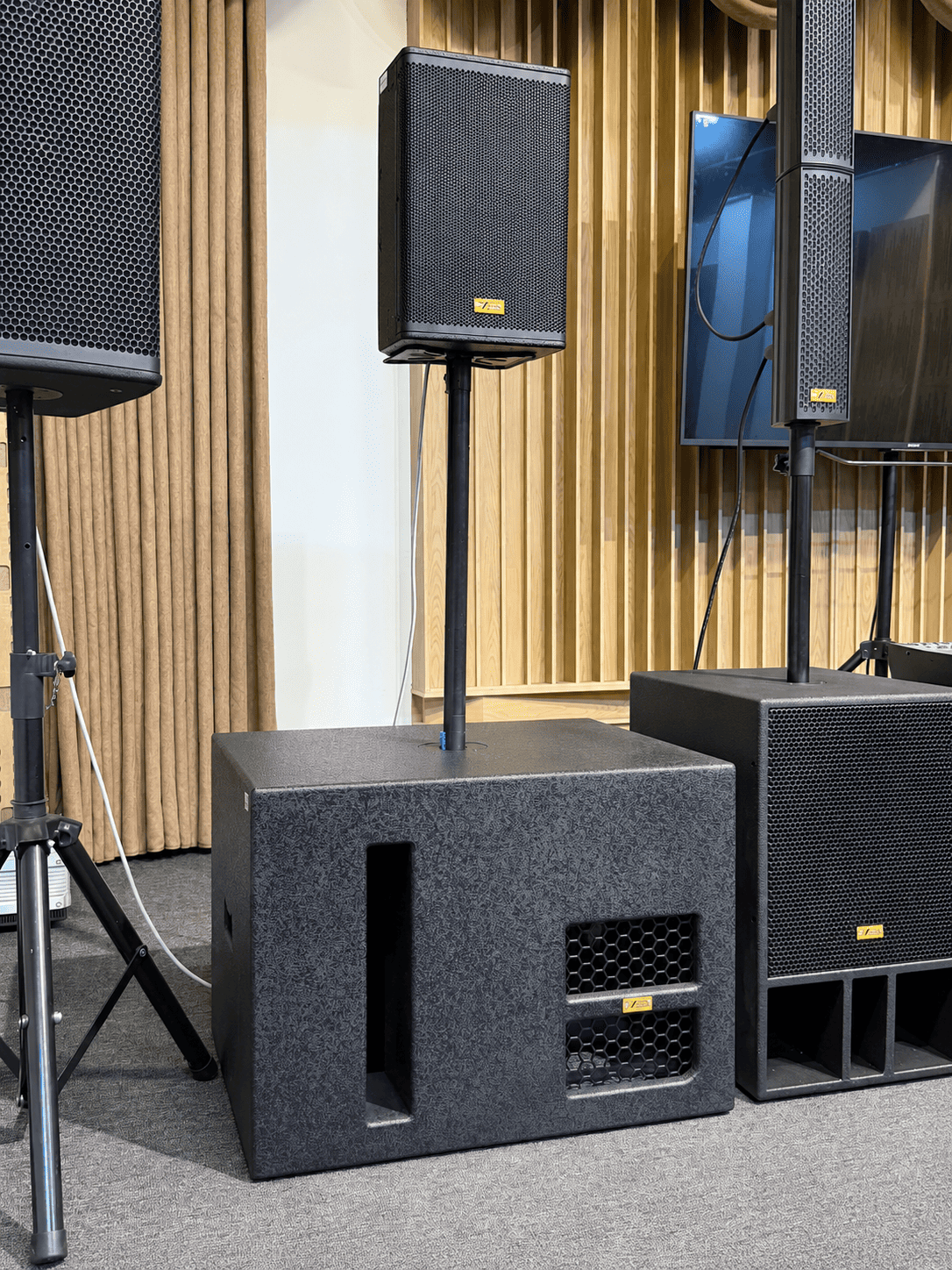 Loa subwoofer karaoke PA Audio LS-15B sức mạnh dải trầm đầy linh hoạt